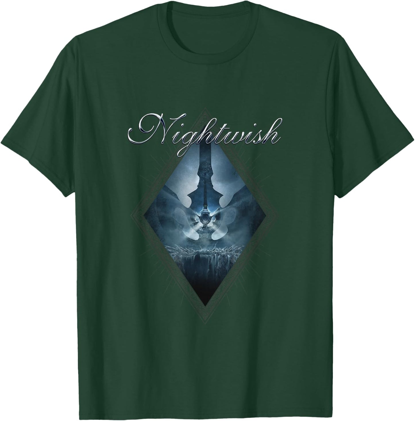 Dark Passion Play (album cover + Nightwish logo) T-Shirt - T-Shirt | Forest
