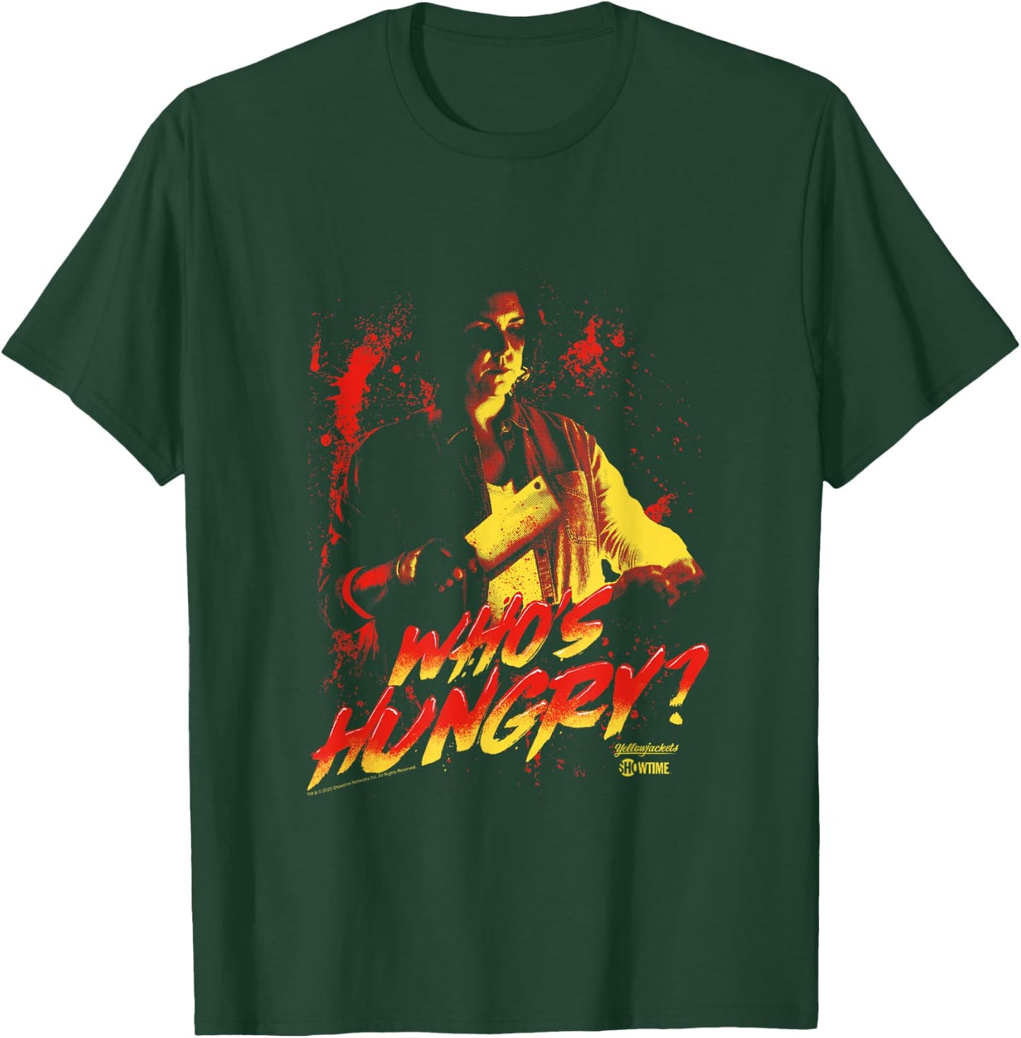 Yellowjackets Who's Hungry? T-Shirt - T-Shirt | Forest
