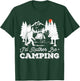 I'd Rather Be Camping Outdoor Camp Fire Sasquatch Bigfoot T-Shirt - T-Shirt | Forest
