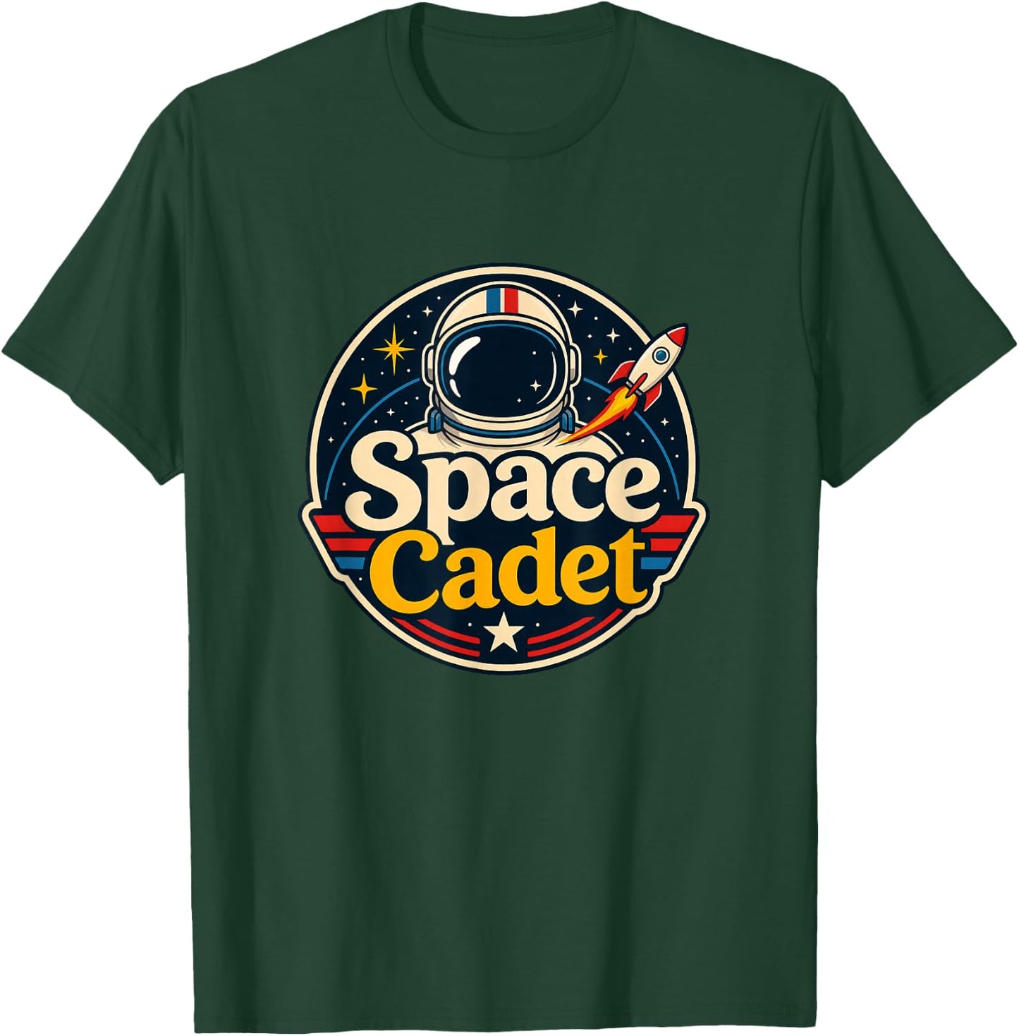 Space Cadet Future Astronaut Rocket T-Shirt - T-Shirt | Forest