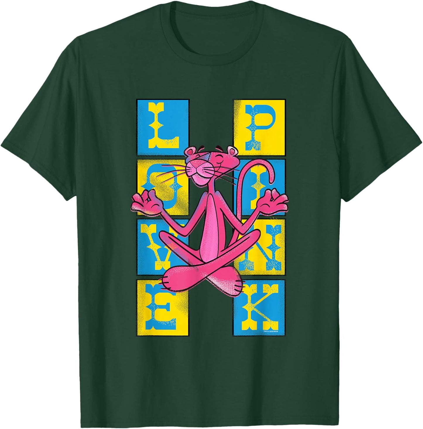 Pink Panther Vintage Love & Pink Zen Chalk Art T-Shirt - T-Shirt | Forest