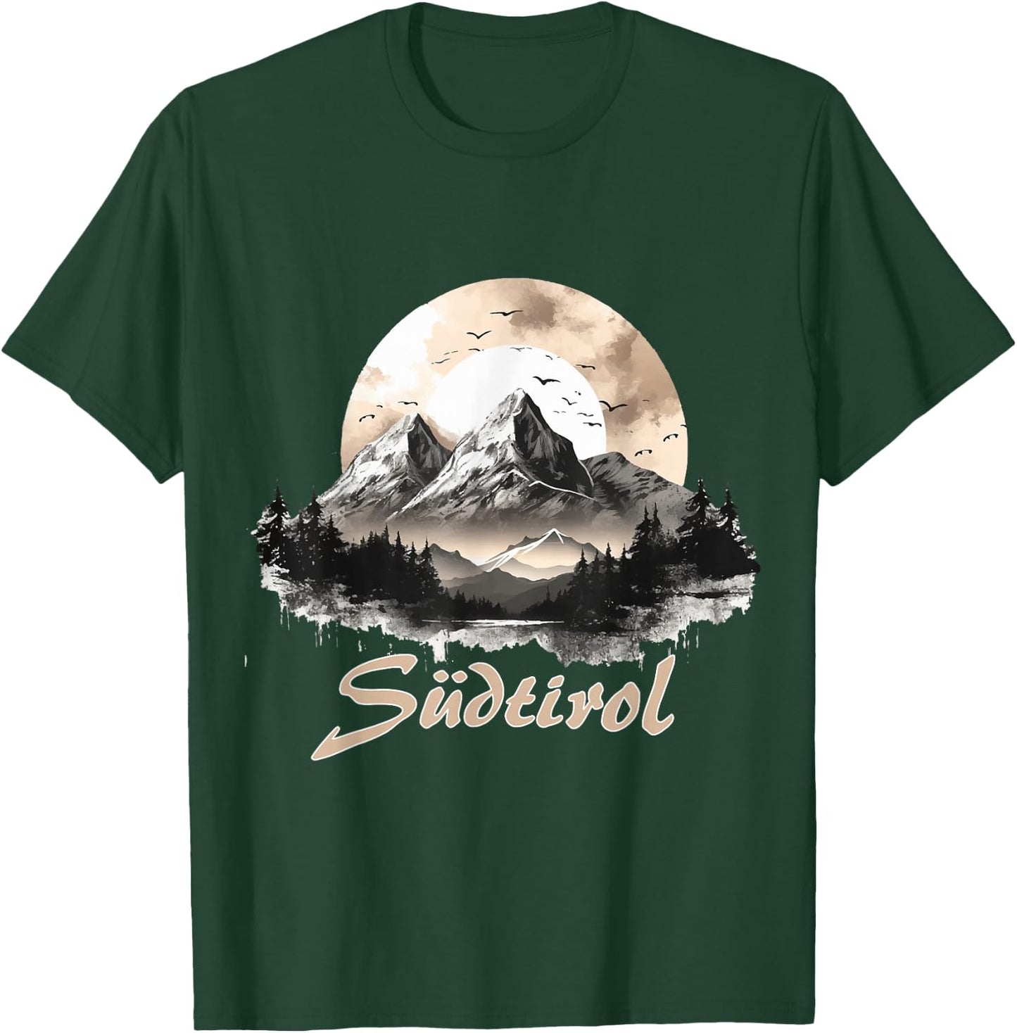 Südtirol mit Berge für Südtiroler & Südtirolerinnen T-Shirt - T-Shirt | Forest