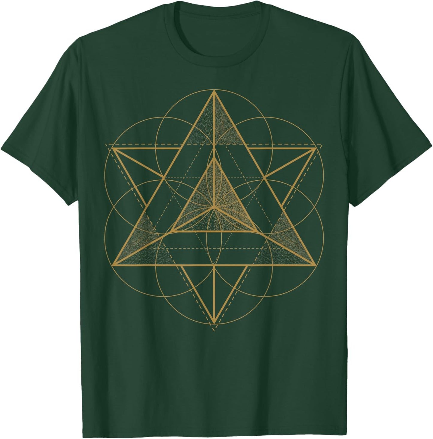 Sacred Geometrie Stern Tetraeder Merkaba T-Shirt - T-Shirt | Forest