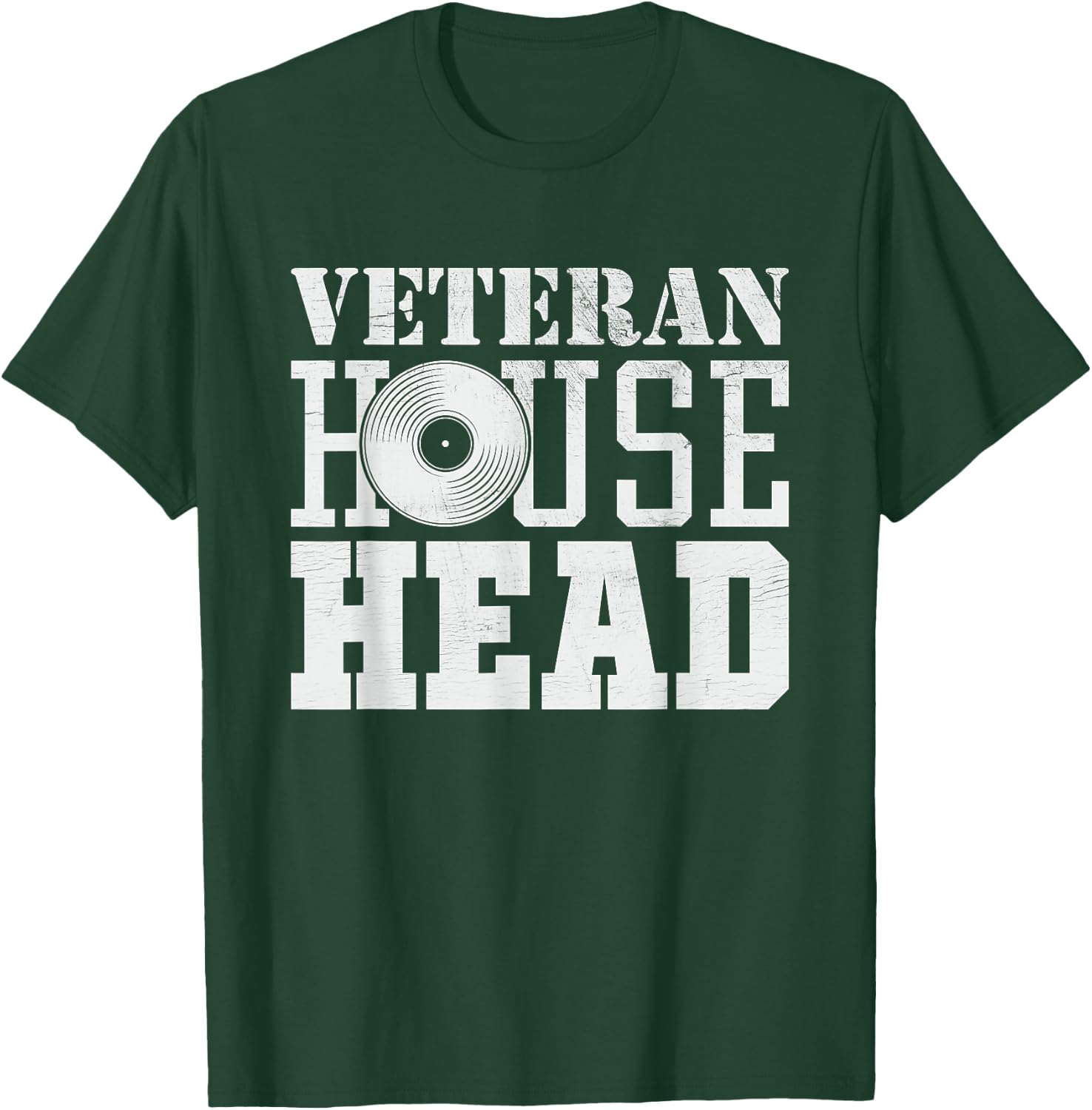 Veteran House Head - House Music Old School Rave EDM DJ T-Shirt - T-Shirt | Forest