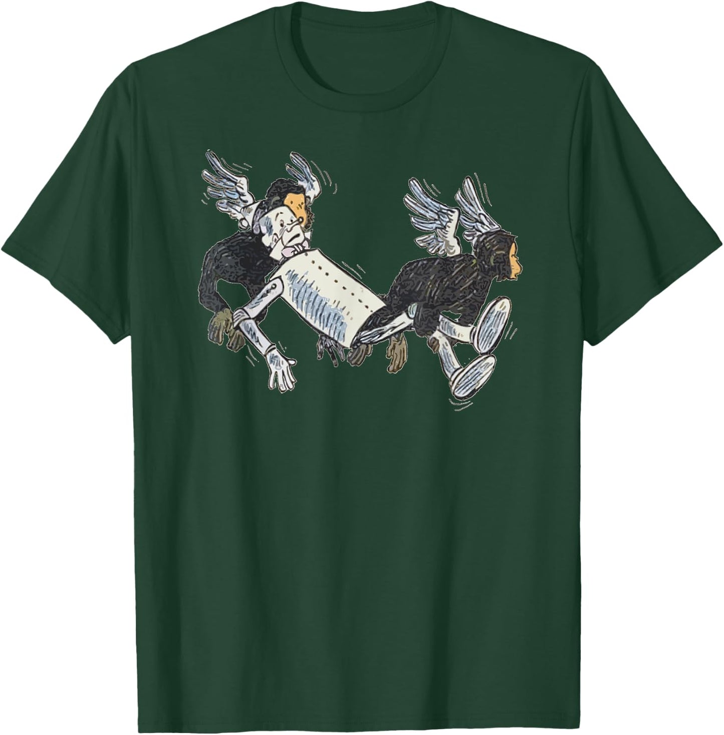 Retro Tin Man Shirt Art-Tinman Wizard Of OZ Flying Monkeys T-Shirt - T-Shirt | Forest