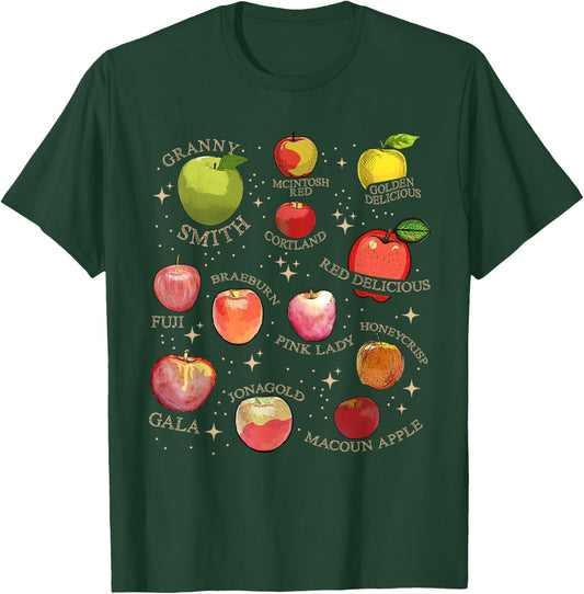 Cottagecore Apple Picking Crew Funny Orchard Harvest Season T-Shirt - T-Shirt | Forest