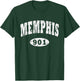 Memphis Shirt. Area Code 901 . Vintage Memphis T-Shirt - T-Shirt | Forest