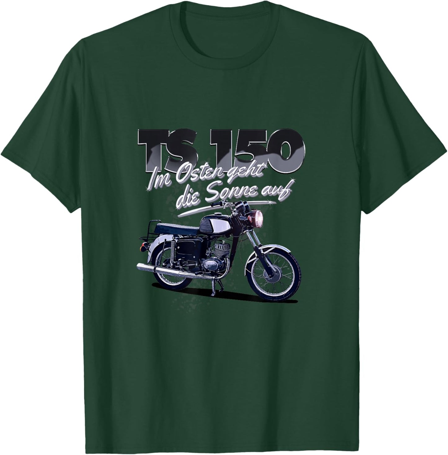 MZ TS 150 , black T-Shirt - T-Shirt | Forest