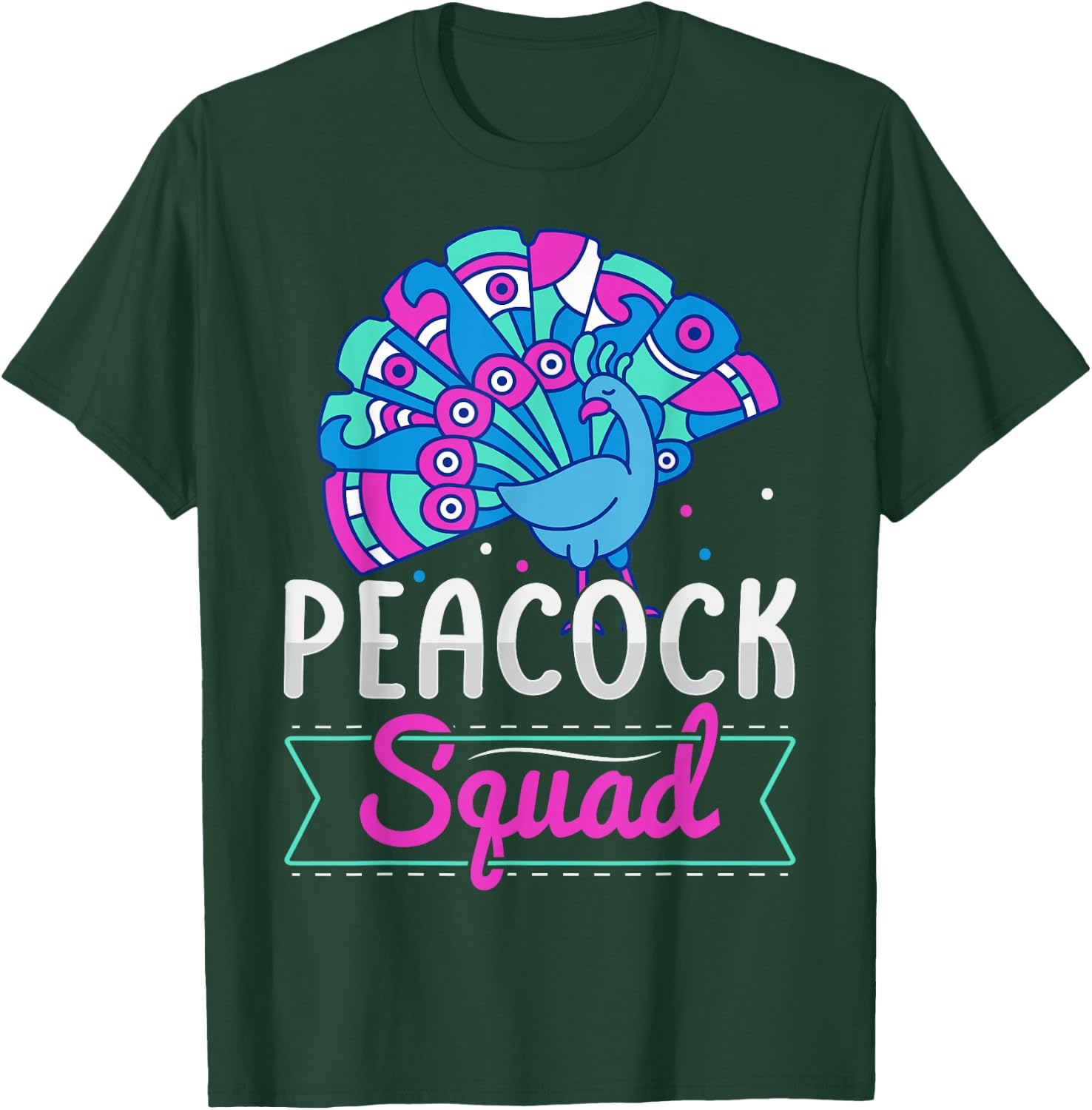 Peacock Squad Design for a Peacock expert T-Shirt - T-Shirt | Forest