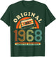 58.Geburtstag Original Männer Frauen Vintage Jahrgang 1968 T-Shirt - T-Shirt | Forest