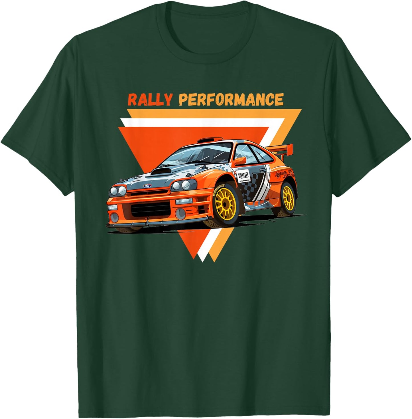Rally Performance Motorsport Car Racing T-Shirt - T-Shirt | Forest