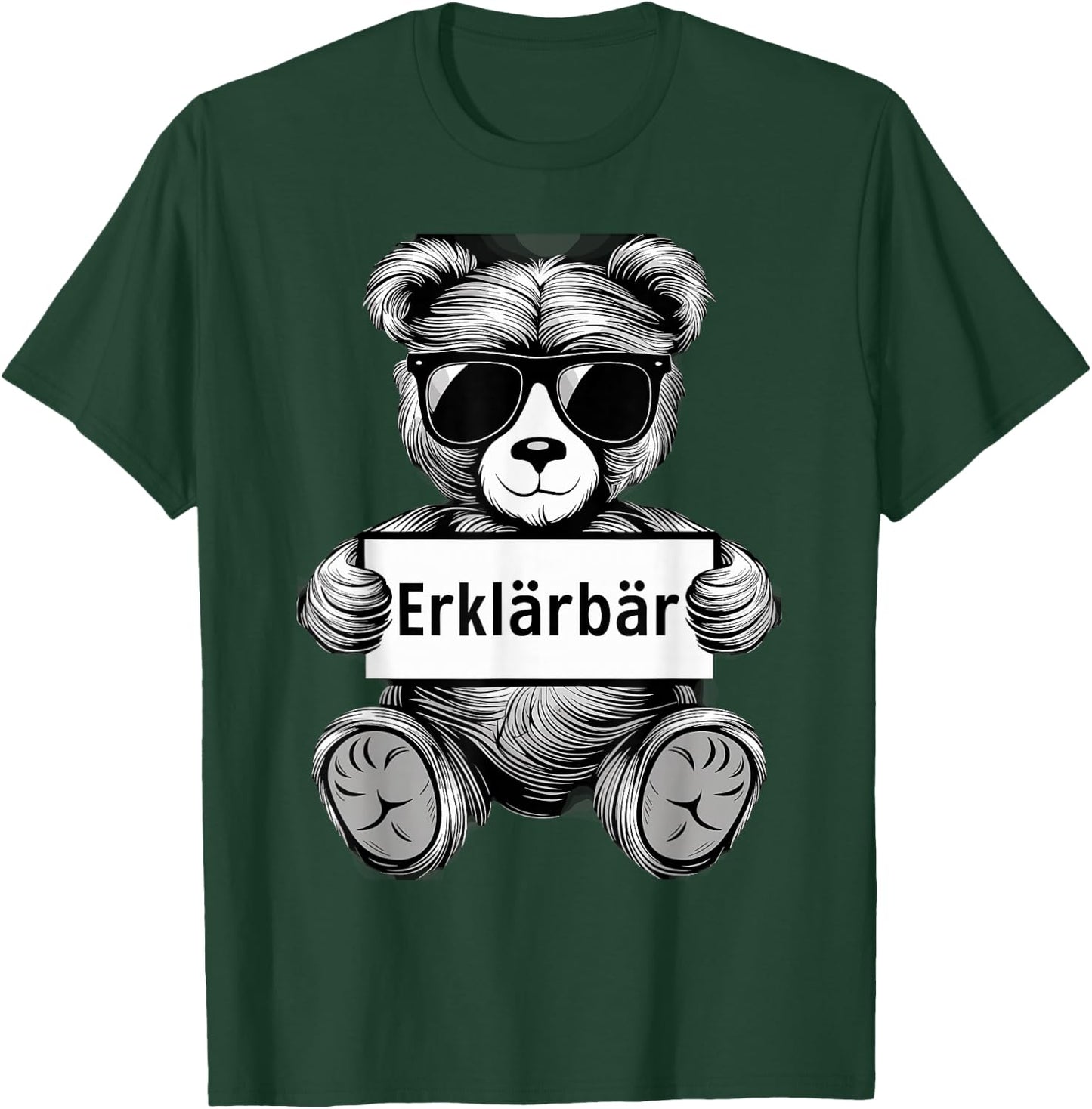Erklärbär Lehrer Geschenk Abschiedsgeschenk Lehrerin lustig T-Shirt - T-Shirt | Forest