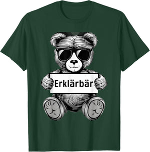 Erklärbär Lehrer Geschenk Abschiedsgeschenk Lehrerin lustig T-Shirt - T-Shirt | Forest
