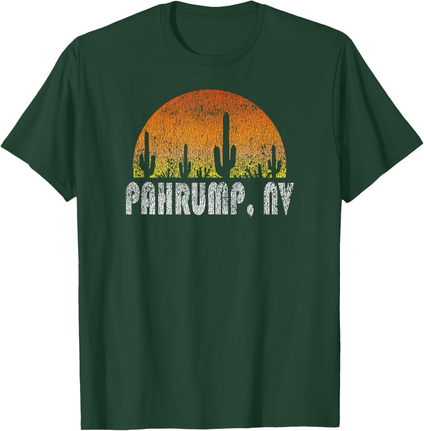 Retro Pahrump Nevada Desert Sunset T-Shirt - T-Shirt | Forest