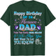 Happy Heavenly Birthday To My Dad in Heaven Lost Father T-Shirt - T-Shirt | Forest