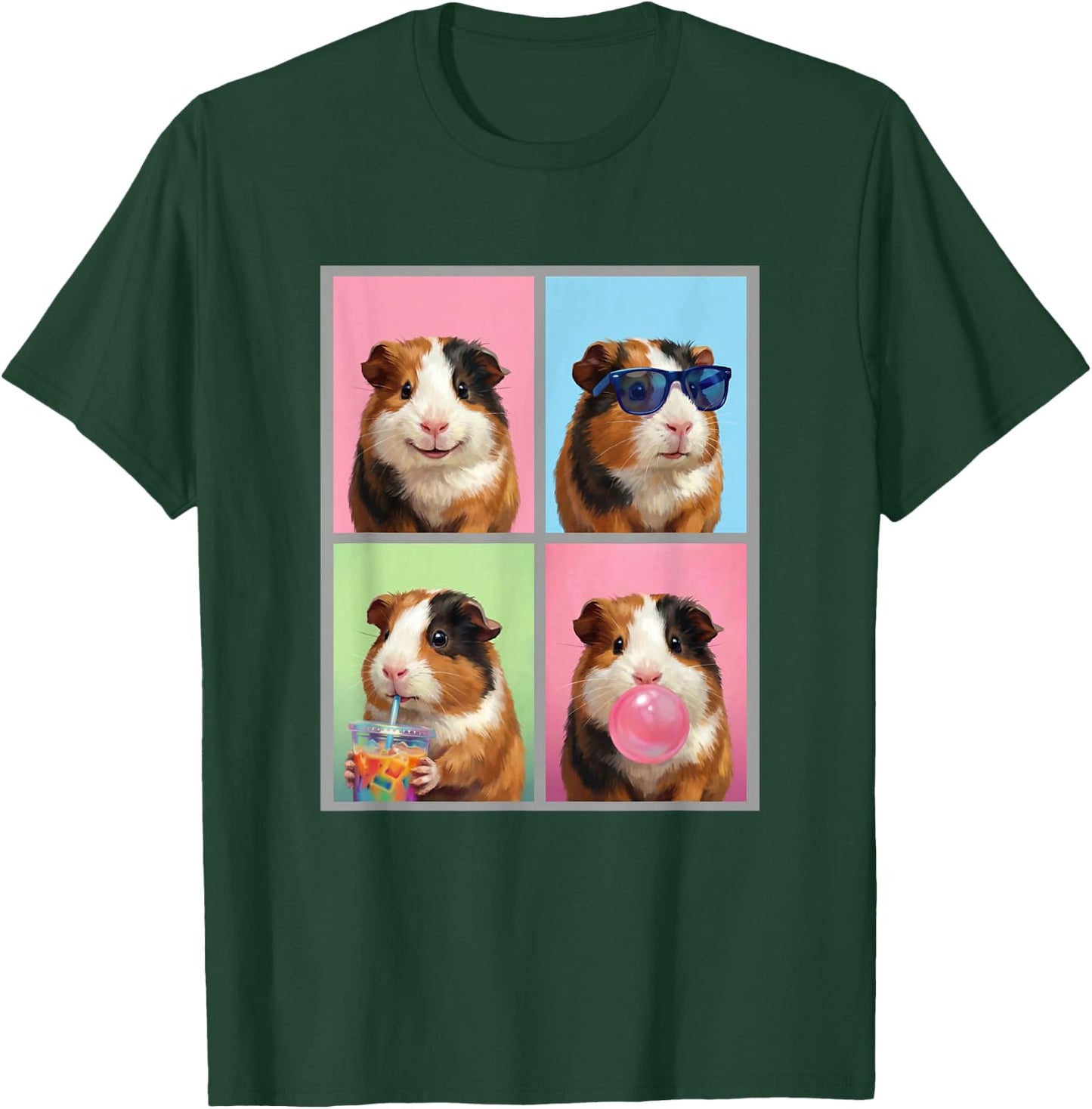 Guinea Pigs Funny Guinea Pig T-Shirt - T-Shirt | Forest