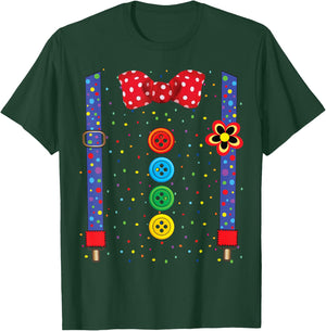 Clown Carnival Costume Clown Costume Clown Fancy Dress , black T-Shirt - T-Shirt | Forest