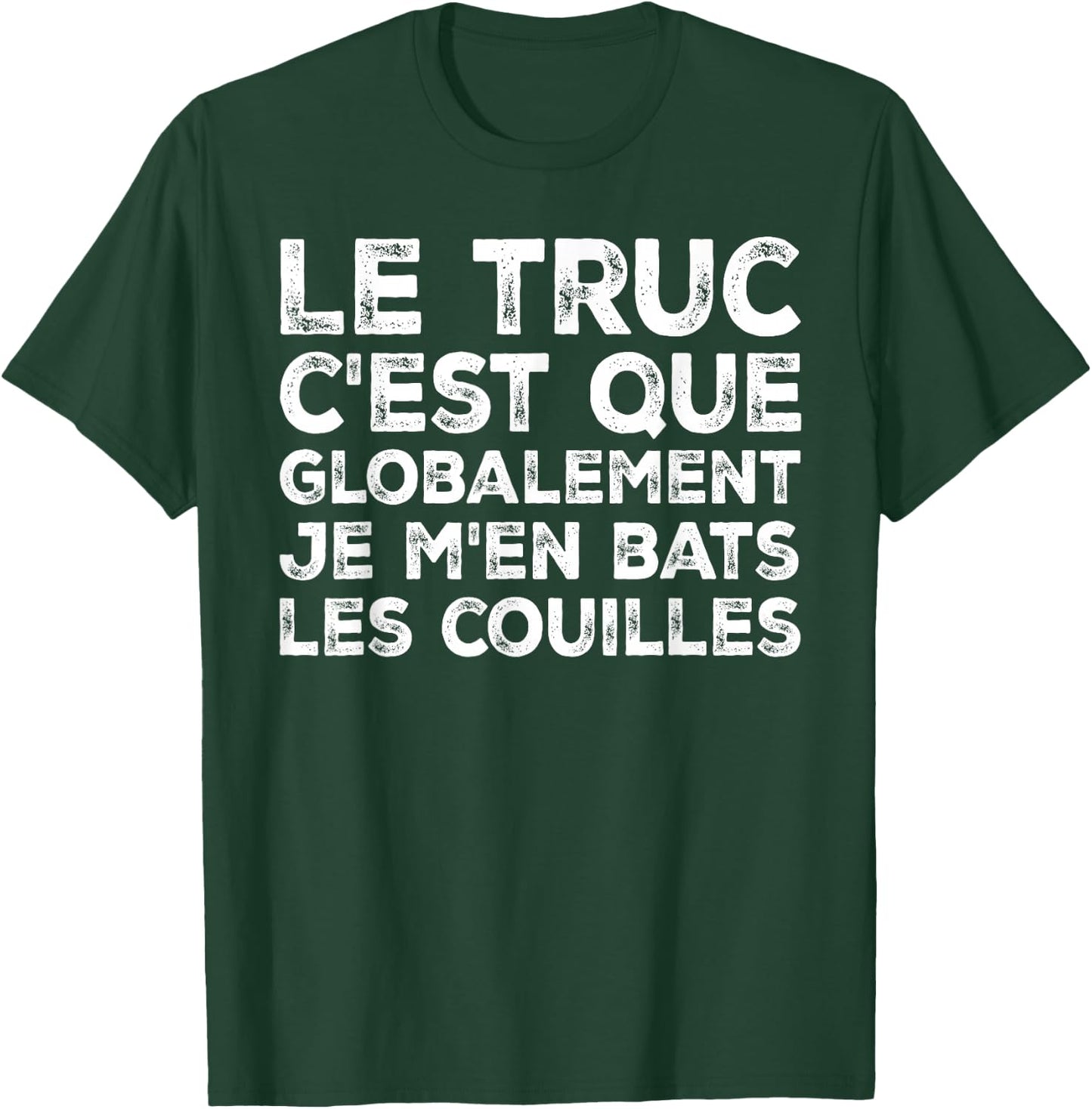 The thing is that overall I'm fighting the balls , Black, S T-Shirt - T-Shirt | Forest