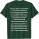 I'm Sorry About Our President Shirt Donald Trump Funny Gift T-Shirt - T-Shirt | Forest