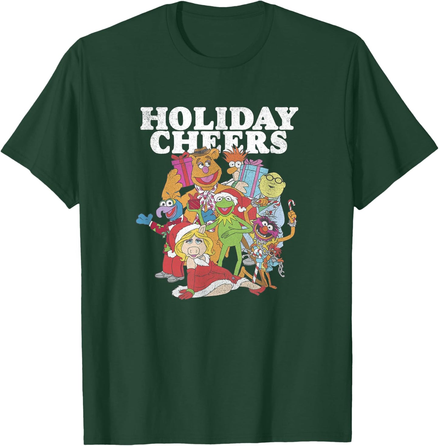 Disney Christmas The Muppets Holiday Cheers T-Shirt - T-Shirt | Forest