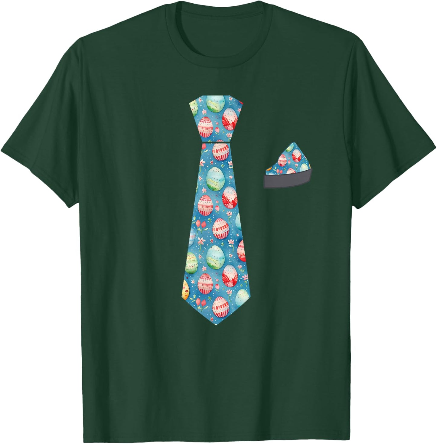 Funny Easter Bunny Tie For Boys Kids Toddlers Men T-Shirt - T-Shirt | Forest