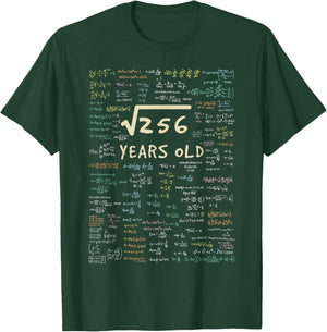 Maths Birthday Gift - 16 Years Formula 16 Birthday T-Shirt - T-Shirt | Forest