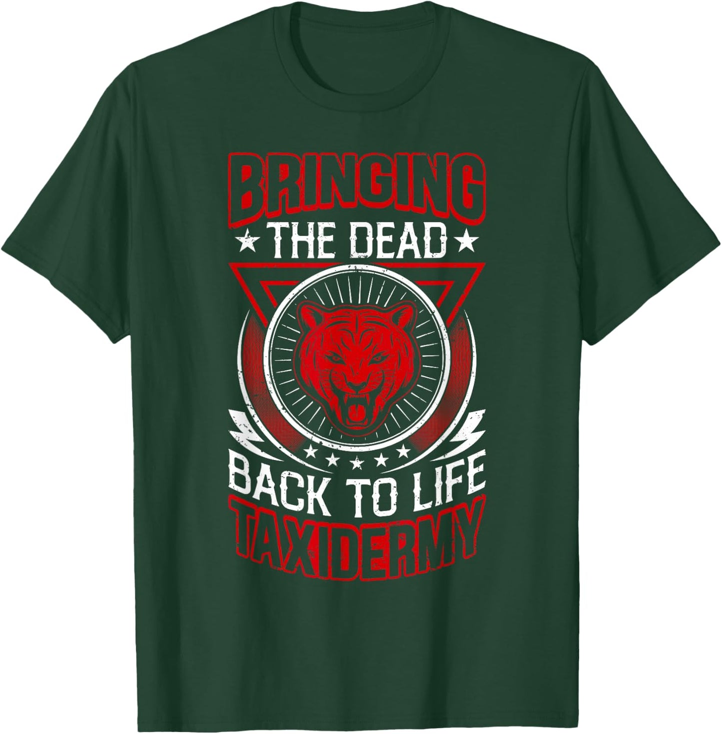 Taxidermy & Animal Mounting Designs For A Taxidermist T-Shirt - T-Shirt | Forest
