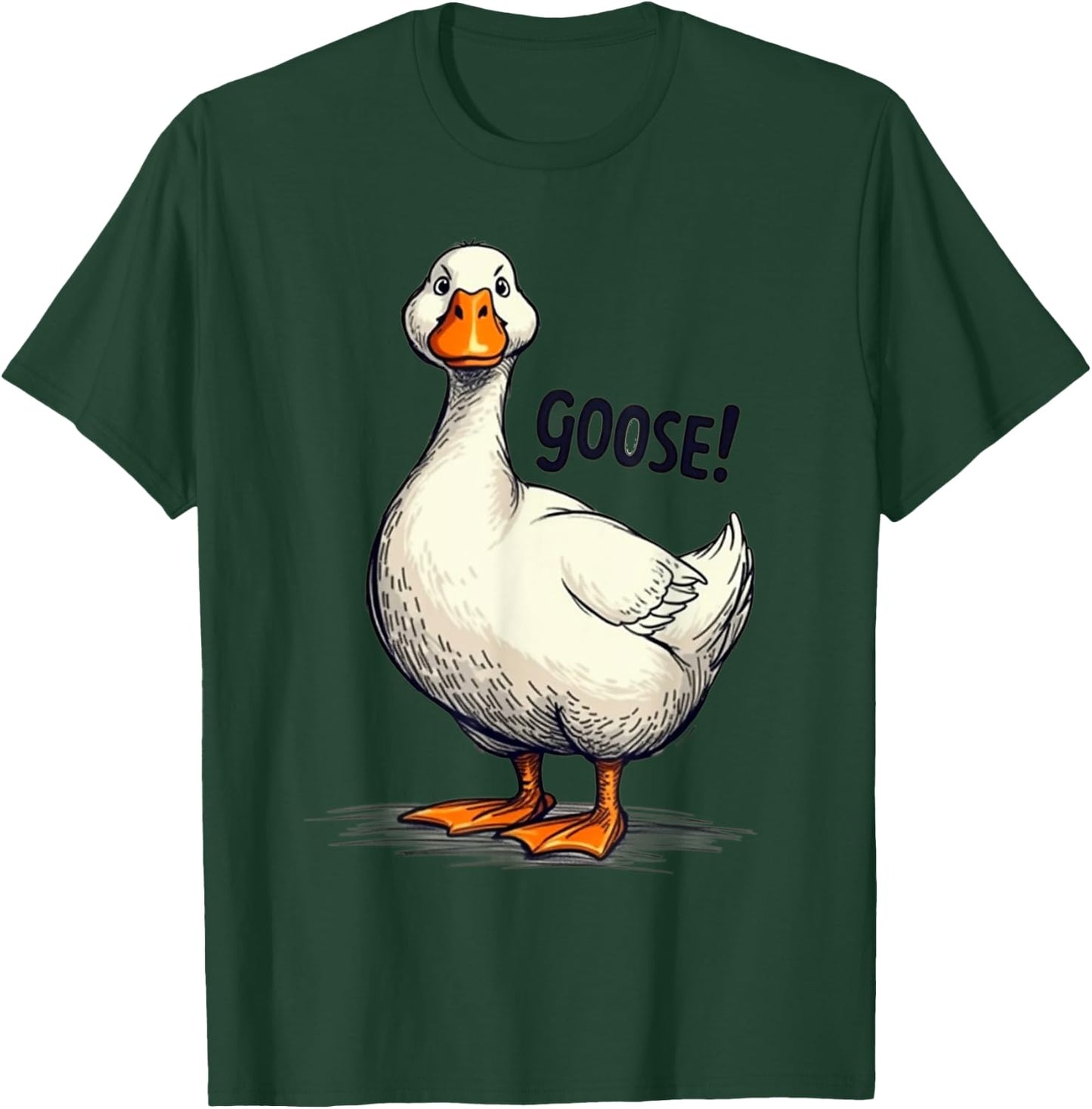 Funny Goose Geese Meme pour hommes, femmes, enfants, garçons et filles T-Shirt - T-Shirt | Forest
