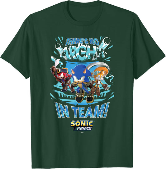 Sonic the Hedgehog, Sonic Prime - There's No Arghh in Team! T-Shirt - T-Shirt | Forest