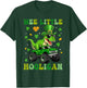 Wee Little Hooligan Dinosaur Monster Truck St Patricks Day T-Shirt - T-Shirt | Forest