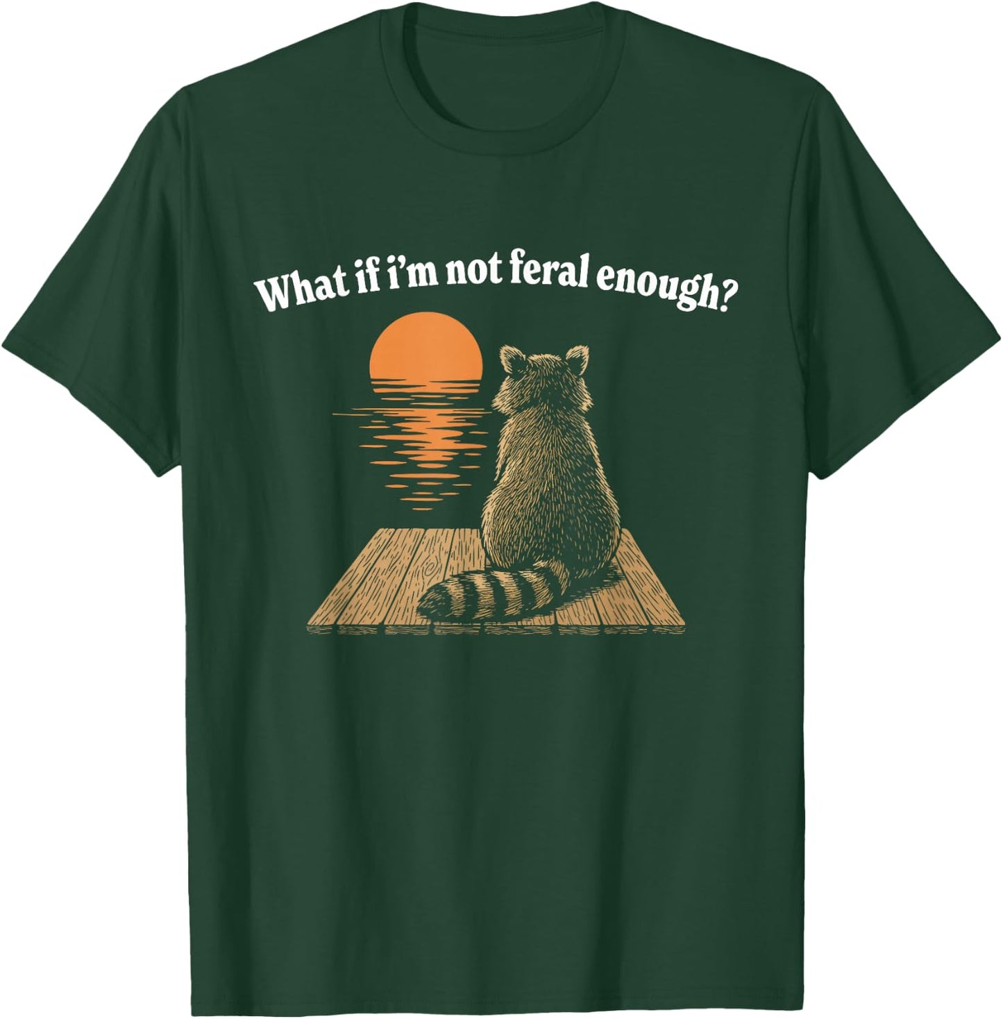 Feral Racoon T-Shirt - T-Shirt | Forest