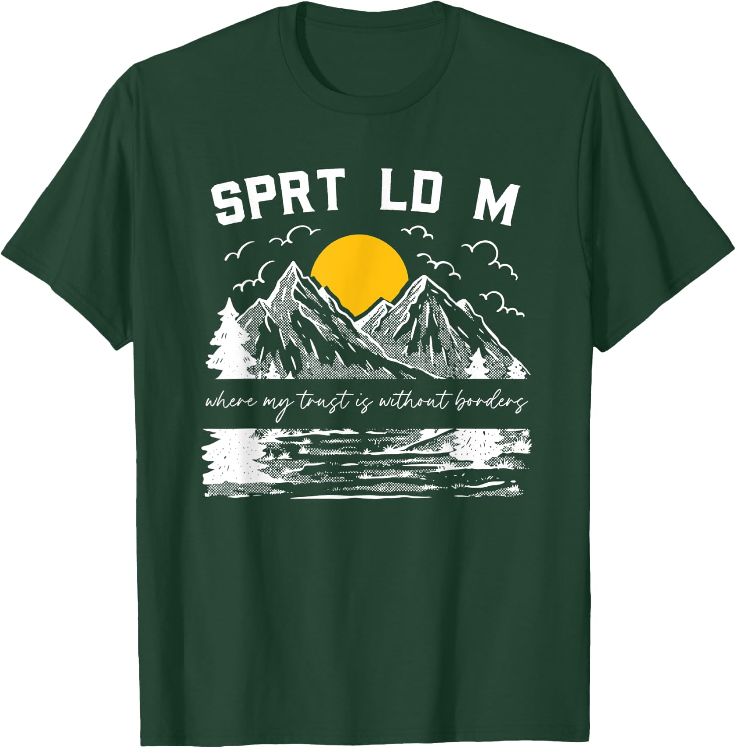 Spirit Lead ME Sprt Ld M Kirche Jesus Christus Christlich T-Shirt - T-Shirt | Forest