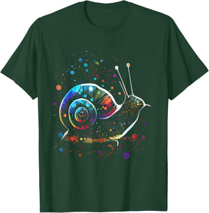 Schnecke Schnecken Lieblingstier Tier Lahme Schnecke T-Shirt - T-Shirt | Forest