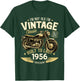 70. Geburtstag Mann Geschenk Motorrad Motorradfahrer 1956 T-Shirt - T-Shirt | Forest
