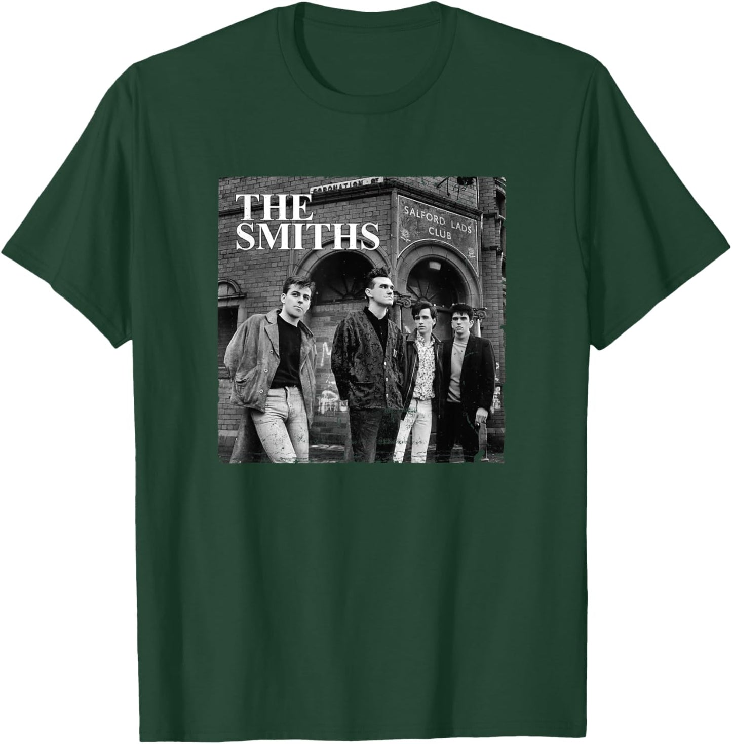 The Smiths Salford Lads Club Band Photo of Stephen Wright , black T-Shirt - T-Shirt | Forest