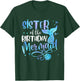 Sister Of The Birthday Mermaid Family Matching Party Squad T-Shirt - T-Shirt | Forest