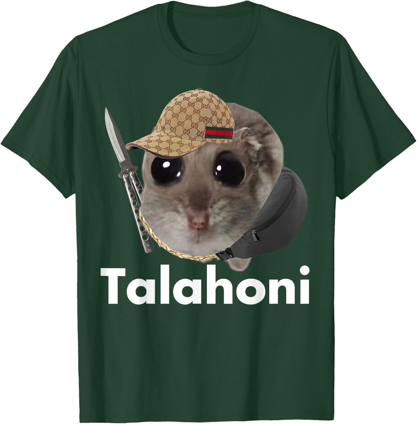 Talahoni Hamsti , black T-Shirt - T-Shirt | Forest