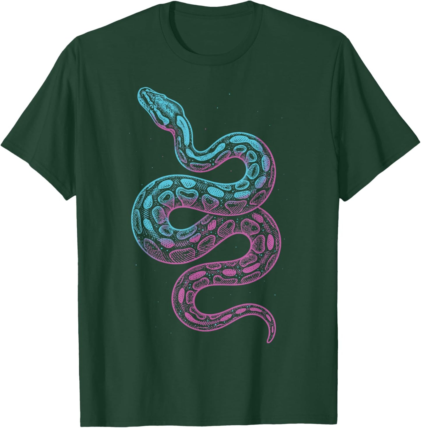 Ball Python Colorful T-Shirt - T-Shirt | Forest