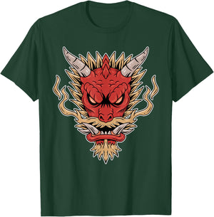Mythical Chinese Dragon Japanese Fantasy T-Shirt - T-Shirt | Forest