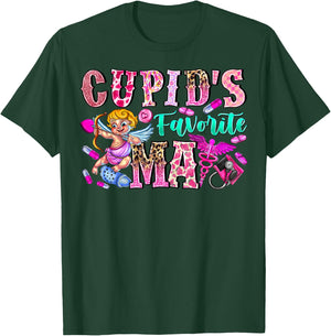 Cupid's Favorite MA Medical Assistants Valentines Day Women T-Shirt - T-Shirt | Forest