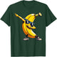 Dabbing Yellow Banana | Funny Yellow Banana with Banana Pattern , Black, S T-Shirt - T-Shirt | Forest