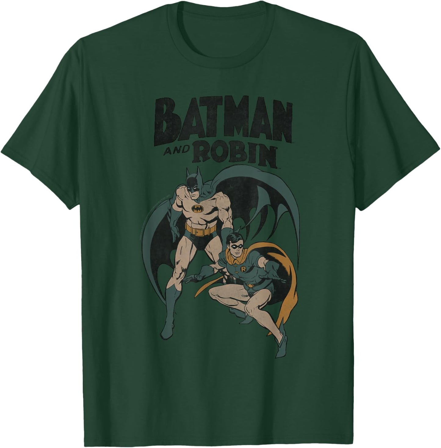 Batman and Robin Vintage T-Shirt - T-Shirt | Forest