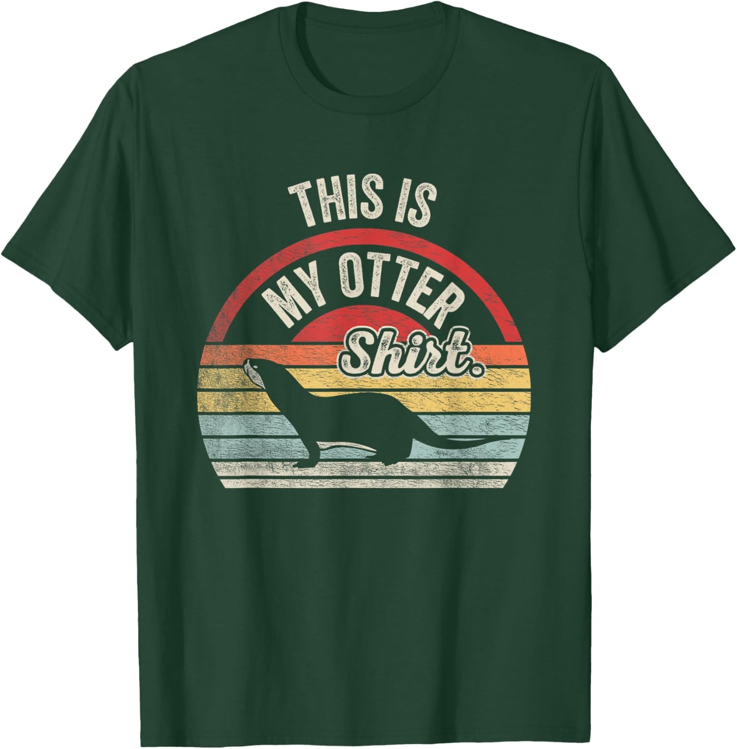 Vintage Cute Otter Shirt This Is My Otter Shirt Sea Otter T-Shirt - T-Shirt | Forest