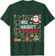 Nice Naughty Trinidadian Christmas Santa Trinidad and Tobago T-Shirt - T-Shirt | Forest
