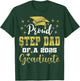 Super Proud Step Dad of 2025 Graduate Graduation Family T-Shirt - T-Shirt | Forest