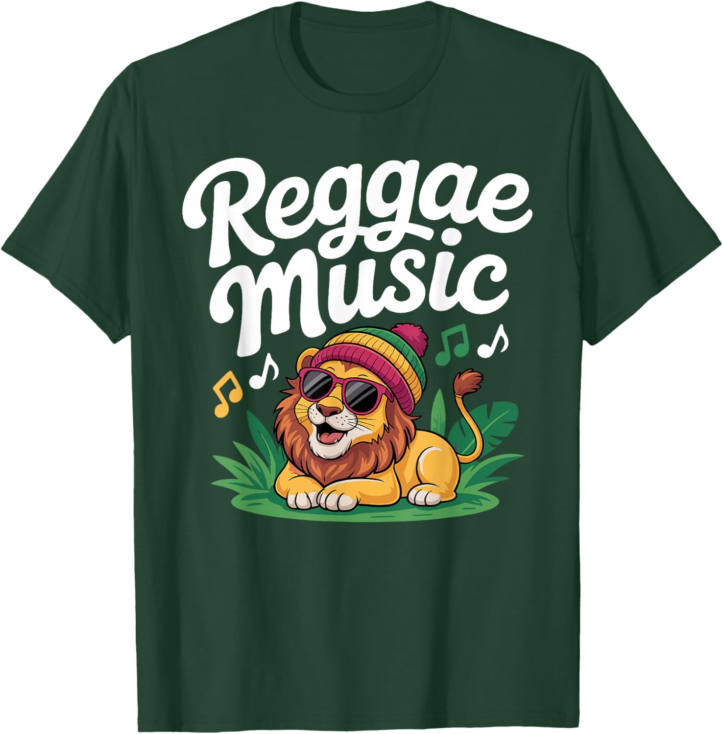 Funny Reggae Art Women Jamaican Rasta Rastafari T-Shirt - T-Shirt | Forest