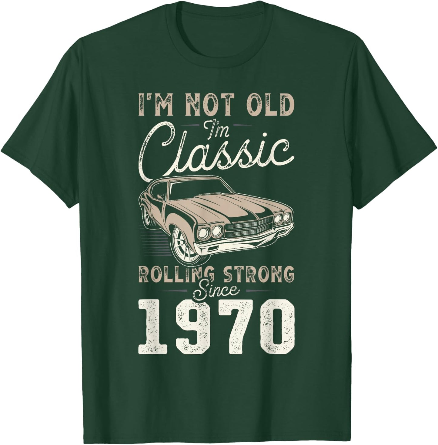 Oldtimer Jahrgang 1970 56. Geburtstag T-Shirt - T-Shirt | Forest