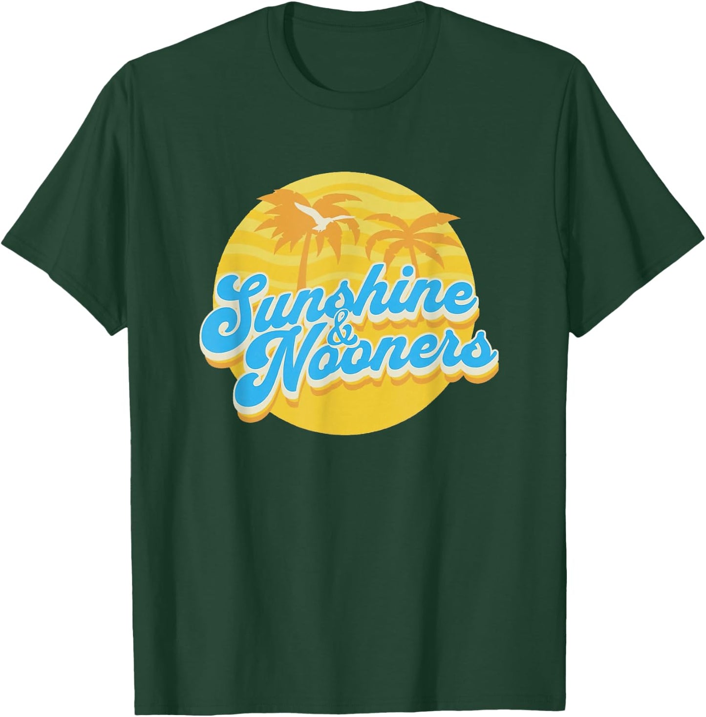 Bad Day To Be A Nooner | Day drinking Nooner Team T-Shirt - T-Shirt | Forest