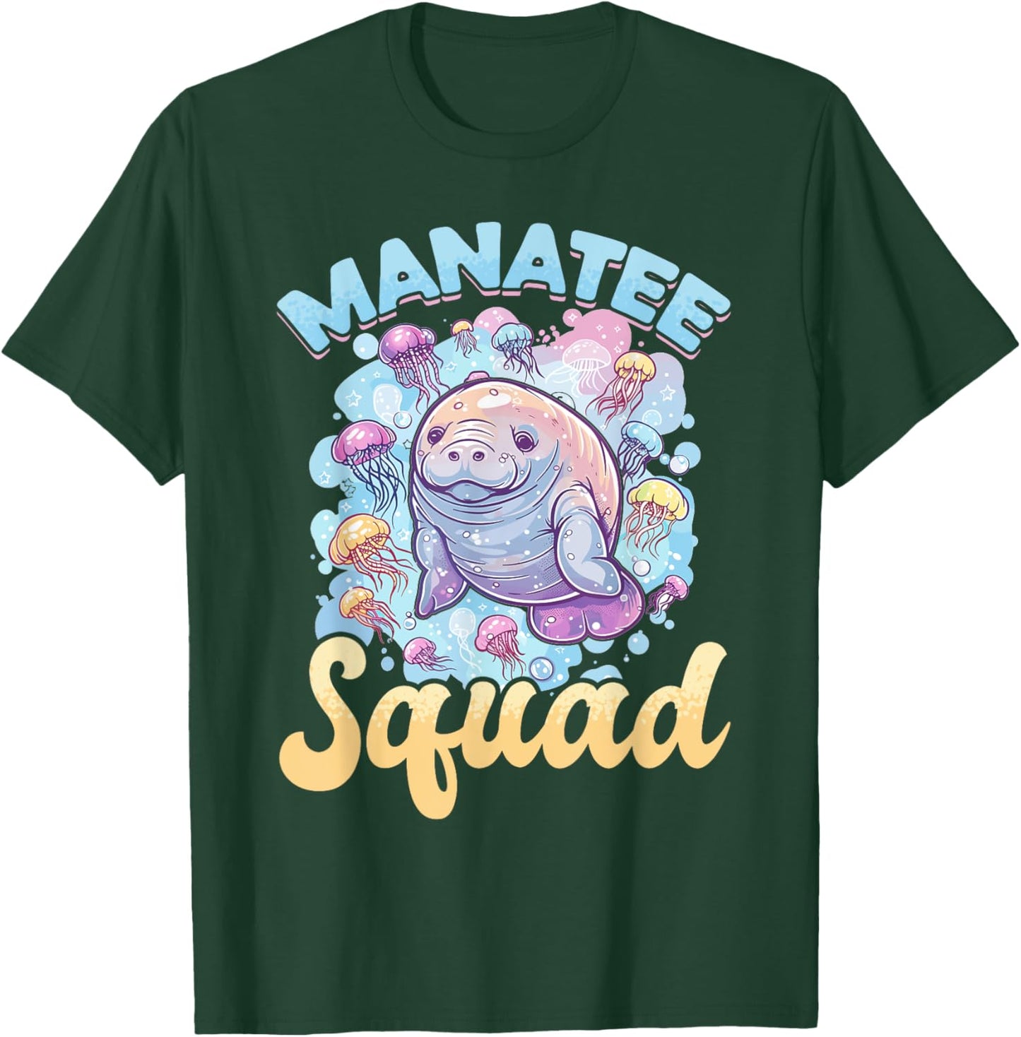 Funny Manatee Animal Protect our sea cows T-Shirt - T-Shirt | Forest