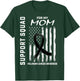 Black Melanoma Cancer Awareness Flag Mom Support Products T-Shirt - T-Shirt | Forest